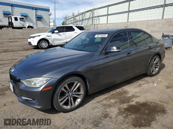 2013 BMW 3 Series 335i xDrive with VIN WBA3B9C55DF140791, listed as a Copart auction lot 56216555 with 135,095 mi miles and Salvage title. Bid and sale history available at DreamBid. Image 1.
