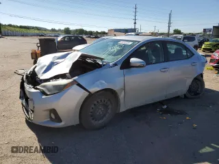 2016 Toyota Corolla L with VIN 5YFBURHE9GP527052, listed as a Copart auction lot 61816535 with 189,016 mi miles and Salvage title. Bid and sale history available at DreamBid. Image 1.