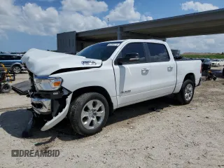 2020 Ram 1500 Big Horn with VIN 1C6RREFTXLN372455, listed as a Copart auction lot 52382215 with 62,058 mi miles and Non repairable. Bid and sale history available at DreamBid. Image 1.