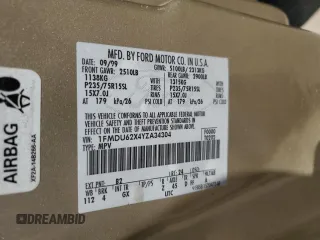 2000 Ford Explorer z VIN 1FMDU62X4YZA34304, wystawiony jako Copart lot #72740164 z przebiegiem 222 547 mil mil oraz Szkoda całkowita • Salvage title. Historia ofert i sprzedaży dostępna na DreamBid. Obrazek 14.