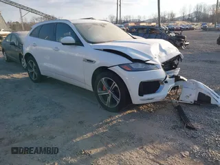 2019 Jaguar F-Pace S with VIN SADCM2FV2KA398507, listed as a IAAI auction lot 41409436 with 93,687 mi miles and . Bid and sale history available at DreamBid. Image 1.