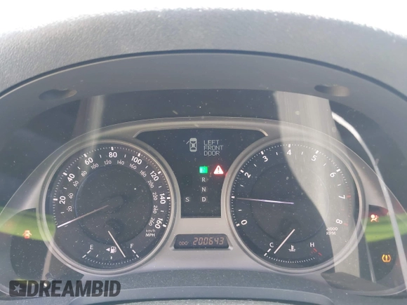 2007 Lexus IS 350 with VIN JTHBE262672007739, listed as a IAAI auction lot 41914208 with 200,643 mi miles and . Bid and sale history available at DreamBid. Image 7.