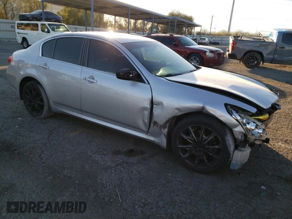 2010 Infiniti G37 x with VIN JN1CV6AR3AM451015, listed as a Copart auction lot 81291544 with 158,757 mi miles and Salvage Title. Bid and sale history available at carsss.com. Image 4.