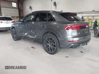 2020 Audi Q8 Premium Plus with VIN WA1EVAF14LD015881, listed as a IAAI auction lot 42646808 with 46,136 mi miles and . Bid and sale history available at DreamBid. Image 3.