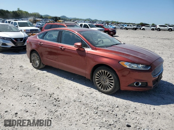 2014 Ford Fusion Titanium with VIN 3FA6P0K97ER197599, listed as a Copart auction lot 52544165 with 242,977 mi miles and Salvage Title. Bid and sale history available at carsss.com. Image 4.