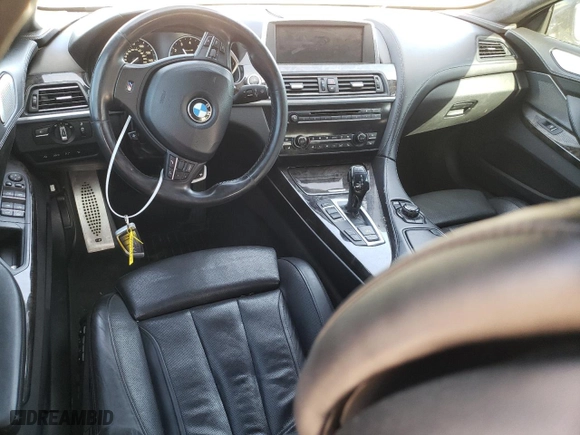 2013 BMW 6 Series 640i with VIN WBA6A0C52DDZ03809, listed as a Copart auction lot 84518974 with 84,147 mi miles and Salvage Title. Bid and sale history available at carsss.com. Image 8.