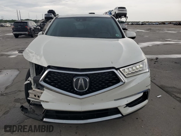 2017 Acura MDX Technology with VIN 5FRYD3H55HB006252, listed as a Copart auction lot 58595065 with 159,857 mi miles and Salvage title. Bid and sale history available at DreamBid. Image 5.