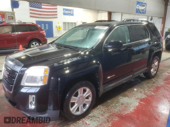 2011 GMC Terrain SLE-2 with VIN 2CTFLTEC4B6261099, listed as a Copart auction lot 50083965 with 133,256 mi miles and Salvage Title. Bid and sale history available at carsss.com. Image 1.