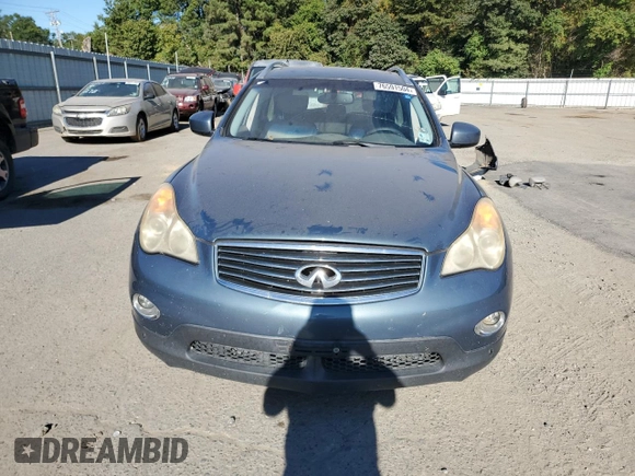 2008 Infiniti EX Journey with VIN JNKAJ09F08M356296, listed as a Copart auction lot 76591504 with 182,303 mi miles and Salvage Title. Bid and sale history available at DreamBid. Image 5.