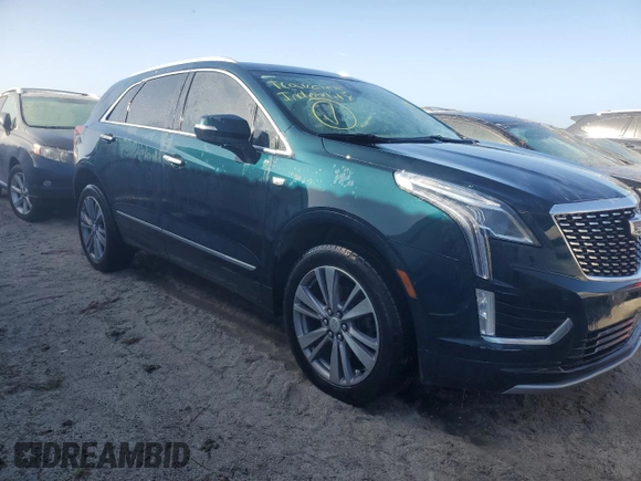 2024 Cadillac XT5 FWD Premium Luxury with VIN 1GYKNCR49RZ742305, listed as a Copart auction lot 75082024 with 0 mi miles and Non Repairable. Bid and sale history available at carsss.com. Image 4.