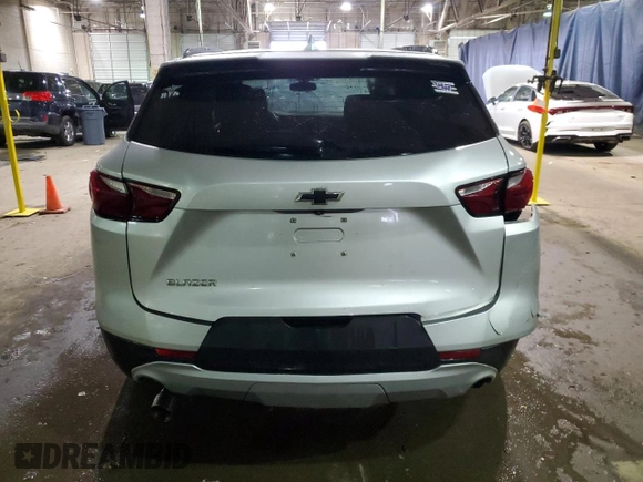 2020 Chevrolet Blazer LT with VIN 3GNKBCRS5LS579516, listed as a Copart auction lot 45010375 with 102,275 mi miles and Salvage title. Bid and sale history available at DreamBid. Image 6.