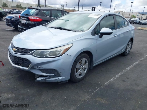 2017 Chevrolet Cruze LS with VIN 3G1BC5SM6HS534808, listed as a IAAI auction lot 41769938 with 135,077 mi miles. Bid and sale history available at carsss.com. Image 2.