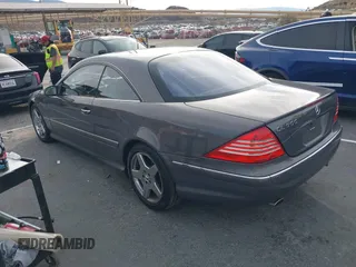 2005 Mercedes-Benz CL-Class 5.0L with VIN WDBPJ75J45A046274, listed as a IAAI auction lot 41236482 with 126,210 mi miles. Bid and sale history available at carsss.com. Image 3.