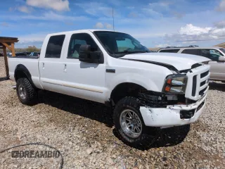 2006 Ford F-250 XL with VIN 1FTSW21P86EC38270, listed as a Copart auction lot 54608525 with 191,044 mi miles and Salvage title. Bid and sale history available at DreamBid. Image 4.