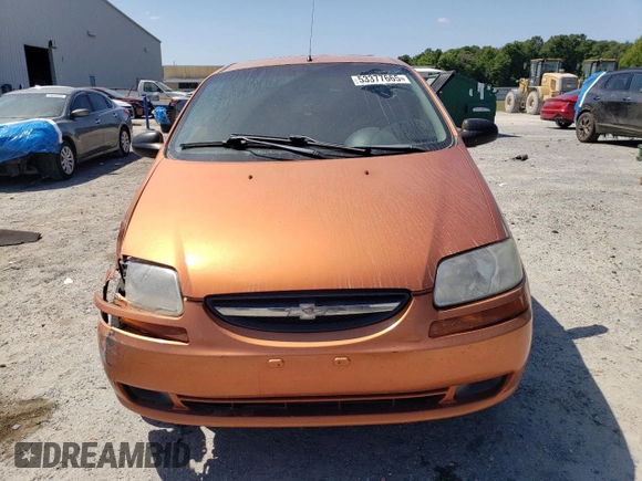 2006 Chevrolet Aveo LT with VIN KL1TG66636B667625, listed as a Copart auction lot 53377665 with 141,633 mi miles and Salvage title. Bid and sale history available at DreamBid. Image 5.