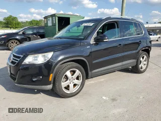 2010 Volkswagen Tiguan S with VIN WVGAV7AX4AW514812, listed as a Copart auction lot 53713245 with 108,009 mi miles and Salvage title. Bid and sale history available at DreamBid. Image 1.