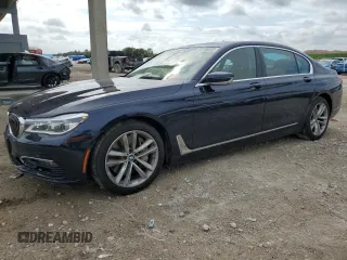 2016 BMW 7 Series 750i xDrive z VIN WBA7F2C58GG418059, wystawiony jako Copart lot #52196005 z przebiegiem 66 199 mil mil oraz Szkoda całkowita • Salvage title. Historia ofert i sprzedaży dostępna na DreamBid. Obrazek 1.