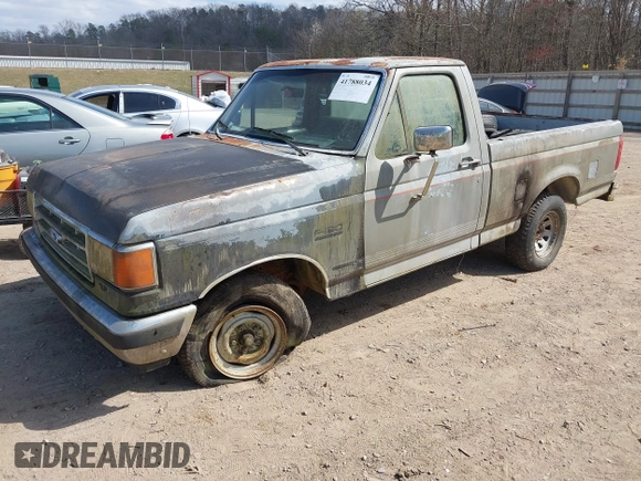 1991 Ford F-150 with VIN 1FTDF15Y2MNA84402, listed as a IAAI auction lot 41788034 with 1 mi miles. Bid and sale history available at carsss.com. Image 2.