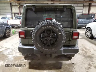 2021 Jeep Wrangler Unlimited Sport S с VIN 1C4HJXDG1MW761204, выставлен на аукционе Copart как лот 89063655 с пробегом 117 490 миль миль и Списание • Salvage title. История ставок и продаж доступна на DreamBid. Изображение 6.