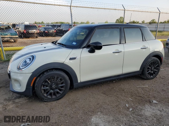 2021 MINI Hardtop 4 Door Oxford Edition with VIN WMWXU7C00M2N76797, listed as a Copart auction lot 56822934 with 44,839 mi miles and Salvage title. Bid and sale history available at DreamBid. Image 1.