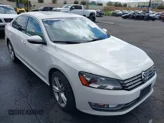 2012 Volkswagen Passat SEL Premium with VIN 1VWCN7A34CC016962, listed as a IAAI auction lot 41781156 with 151,829 mi miles and . Bid and sale history available at DreamBid. Image 1.