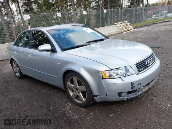 2002 Audi A4 1.8T with VIN WAULC68E12A228560, listed as a IAAI auction lot 41950435 with 251,161 mi miles. Bid and sale history available at carsss.com. Image 1.