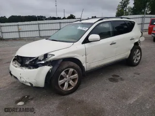 2007 Nissan Murano S with VIN JN8AZ08W37W659222, listed as a Copart auction lot 73790184 with 156,458 mi miles and Salvage Title. Bid and sale history available at carsss.com. Image 1.