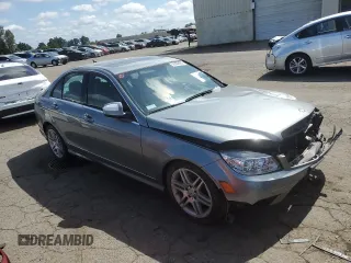 2008 Mercedes-Benz C 350 Sport with VIN WDDGF56X78F155772, listed as a Copart auction lot 55362405 with 117,260 mi miles and Salvage title. Bid and sale history available at DreamBid. Image 4.