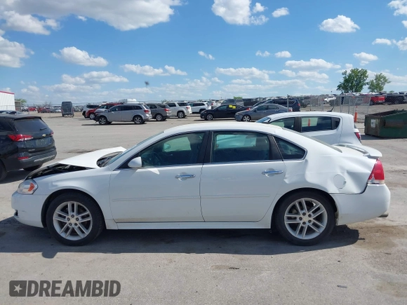 2016 Chevrolet Impala LTZ with VIN 2G1WC5E36G1103156, listed as a IAAI auction lot 42253613 with 170,000 mi miles and . Bid and sale history available at DreamBid. Image 14.