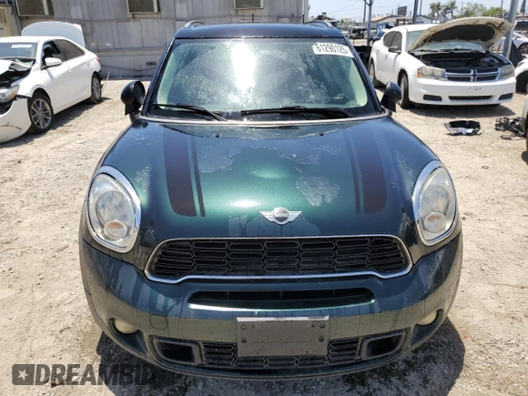 2012 MINI Countryman S with VIN WMWZC3C58CWL83403, listed as a Copart auction lot 61290125 with 122,714 mi miles and Clean title. Bid and sale history available at DreamBid. Image 5.