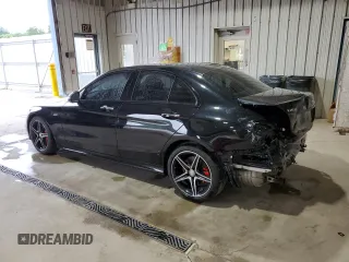 2016 Mercedes-Benz C 450 AMG with VIN 55SWF6EB4GU124353, listed as a Copart auction lot 61835685 with 85,125 mi miles and Salvage title. Bid and sale history available at DreamBid. Image 2.
