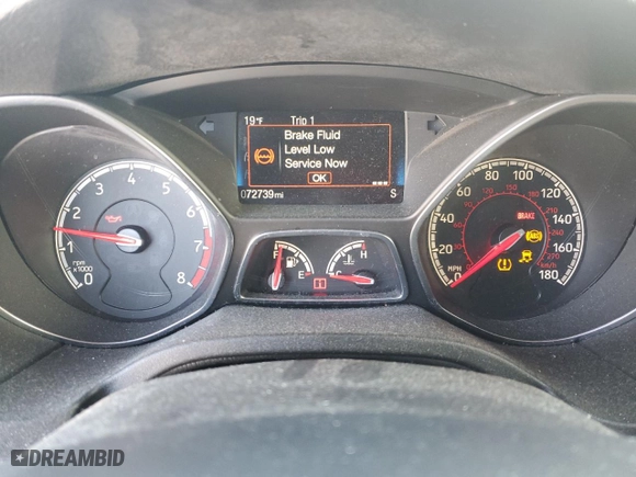 2017 Ford Focus ST with VIN 1FADP3L93HL331728, listed as a Copart auction lot 87671865 with 72,739 mi miles and Salvage Title. Bid and sale history available at carsss.com. Image 9.
