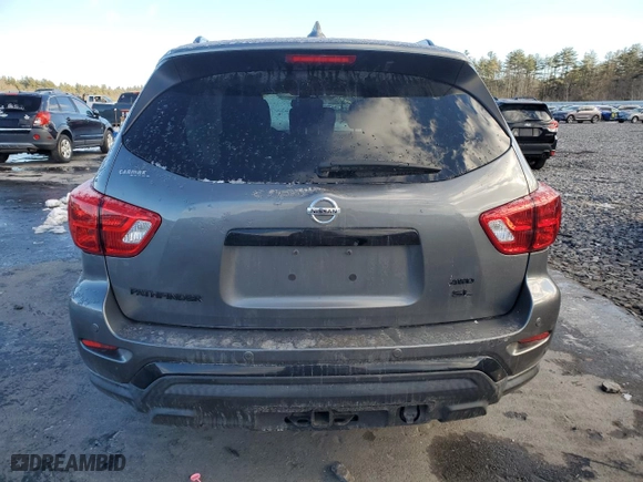 2020 Nissan Pathfinder SL with VIN 5N1DR2CM7LC591329, listed as a Copart auction lot 83643114 with 70,004 mi miles and Salvage Title. Bid and sale history available at carsss.com. Image 6.