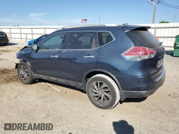 2015 Nissan Rogue SL with VIN 5N1AT2MV2FC811914, listed as a Copart auction lot 50463645 with 102,049 mi miles and Salvage Title. Bid and sale history available at DreamBid. Image 2.