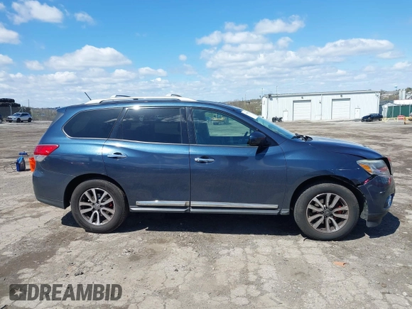 2013 Nissan Pathfinder SL z VIN 5N1AR2MM6DC643665, wystawiony jako IAAI lot #41995720 z przebiegiem 165 919 mil mil oraz . Historia ofert i sprzedaży dostępna na DreamBid. Obrazek 13.