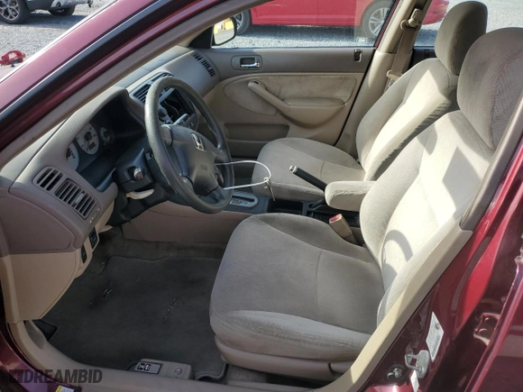 2002 Honda Civic LX with VIN 1HGES16632L034065, listed as a Copart auction lot 84804924 with 130,102 mi miles and Salvage Title. Bid and sale history available at carsss.com. Image 7.