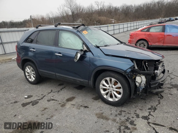 2015 Kia Sorento EX with VIN 5XYKU4A79FG595210, listed as a Copart auction lot 44618005 with 0 mi miles and Salvage Title. Bid and sale history available at carsss.com. Image 4.