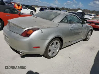2002 Lexus SC 430 with VIN JTHFN48Y020032865, listed as a Copart auction lot 75424934 with Not Provided miles and Non Repairable. Bid and sale history available at DreamBid. Image 3.