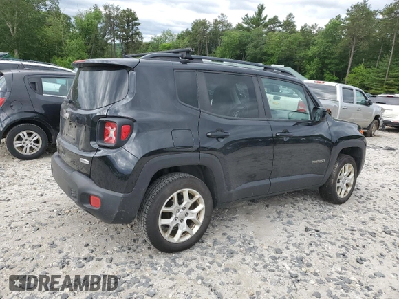 2018 Jeep Renegade Latitude with VIN ZACCJBBB2JPJ11789, listed as a Copart auction lot 61667685 with 113,311 mi miles and Salvage title. Bid and sale history available at DreamBid. Image 3.