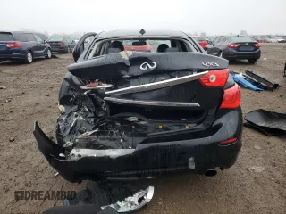 2017 Infiniti Q50 2.0t Premium with VIN JN1CV7AR6HM680529, listed as a Copart auction lot 86398934 with 101,765 mi miles and Salvage Title. Bid and sale history available at carsss.com. Image 6.