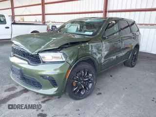 2021 Dodge Durango GT Plus with VIN 1C4RDJDG7MC696885, listed as a IAAI auction lot 41877464 with 85,835 mi miles. Bid and sale history available at carsss.com. Image 18.