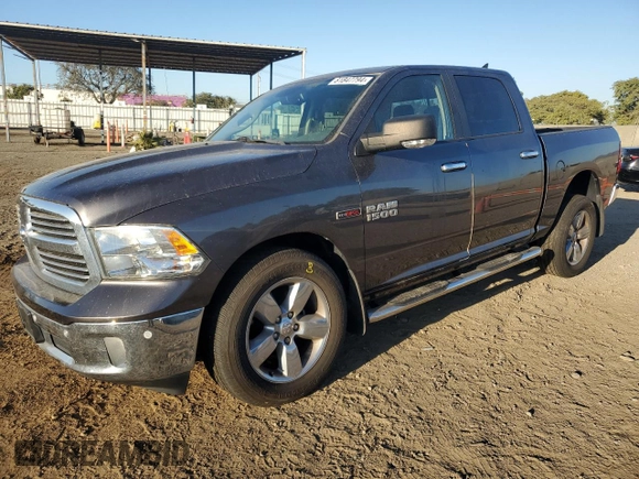 2016 Ram 1500 Big Horn with VIN 1C6RR6LM1GS333294, listed as a Copart auction lot 81847794 with 43,891 mi miles and Salvage Title. Bid and sale history available at carsss.com. Image 1.