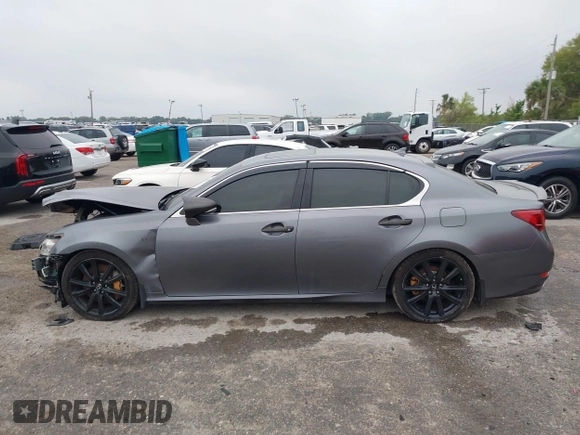 2014 Lexus GS 350 with VIN JTHBE1BL8E5038849, listed as a IAAI auction lot 35214694 with 102,788 mi miles. Bid and sale history available at carsss.com. Image 15.