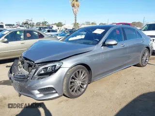 2015 Mercedes-Benz S-Class S 550 with VIN WDDUG8CB5FA072877, listed as a IAAI auction lot 41848660 with 91,532 mi miles. Bid and sale history available at carsss.com. Image 17.