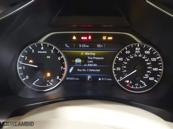 2015 Nissan Murano S with VIN 5N1AZ2MHXFN292009, listed as a IAAI auction lot 41531650 with 49,560 mi miles. Bid and sale history available at carsss.com. Image 7.