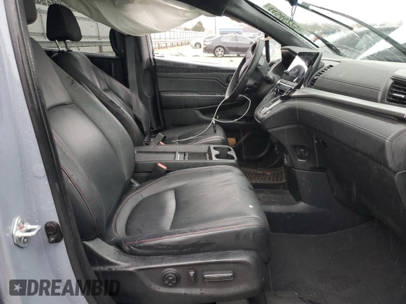 2023 Honda Odyssey Sport with VIN 5FNRL6H77PB011365, listed as a Copart auction lot 44546225 with 48,458 mi miles and Salvage Title. Bid and sale history available at carsss.com. Image 7.