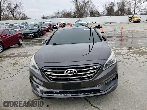2015 Hyundai Sonata Sport with VIN 5NPE34AB4FH222623, listed as a Copart auction lot 47863515 with 132,317 mi miles and Salvage Title. Bid and sale history available at carsss.com. Image 10.