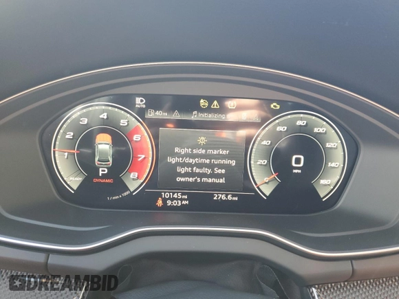 2022 Audi SQ5 Premium Plus with VIN WA1B4AFYXN2116361, listed as a Copart auction lot 51006964 with 10,145 mi miles and . Bid and sale history available at DreamBid. Image 9.