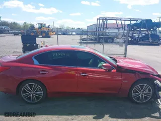 2014 Infiniti Q50 Hybrid Premium with VIN JN1AV7AR4EM700201, listed as a IAAI auction lot 41972836 with 158,312 mi miles. Bid and sale history available at carsss.com. Image 14.