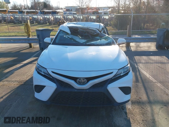 2018 Toyota Camry LE with VIN 4T1B11HK5JU565402, listed as a IAAI auction lot 41824110 with 105,659 mi miles. Bid and sale history available at carsss.com. Image 12.
